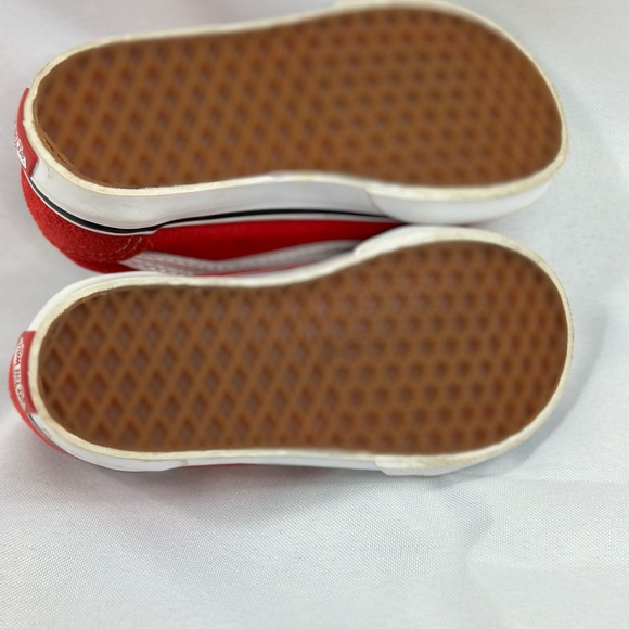 Sold-Vans TD Old School Checkerboard Red Size 7.5 - Picture 5 of 6